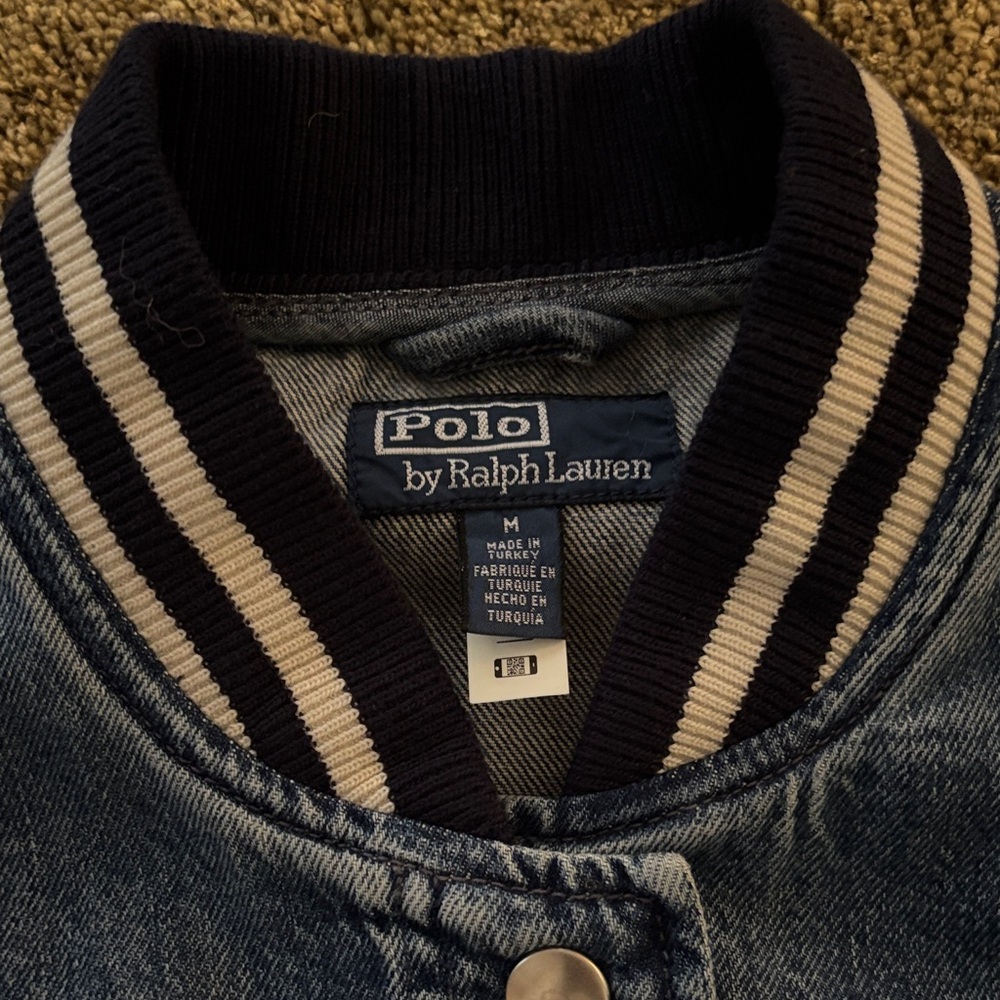 Polo by Ralph Lauren Denim and White Jacket Bomber - Picture 2 of 6